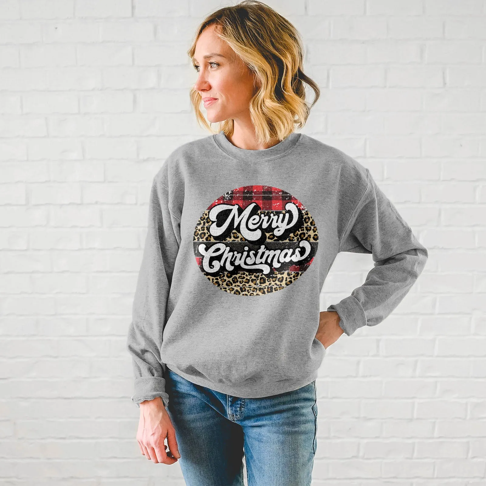 Merry Christmas - Retro Sweatshirt
