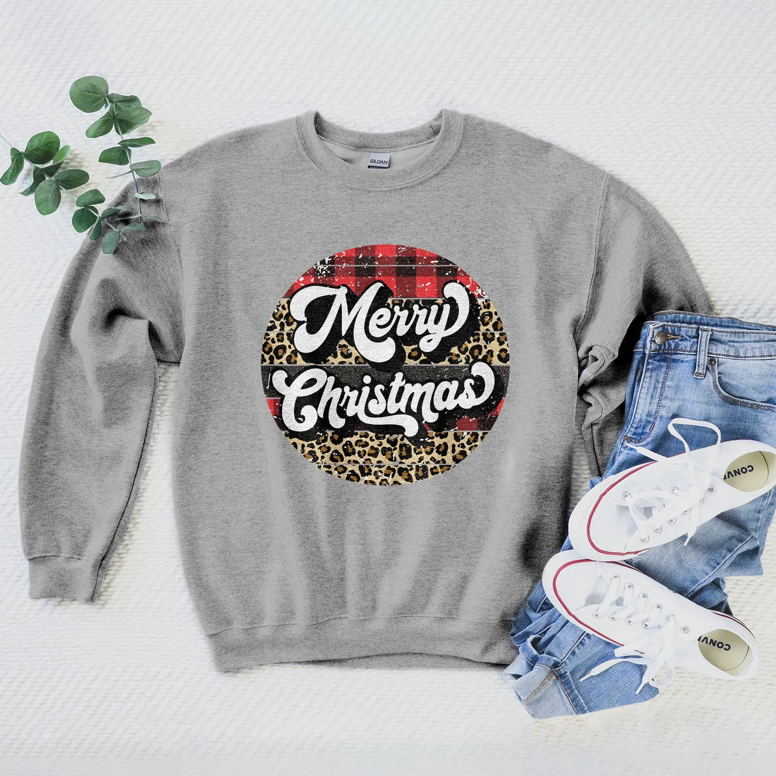 Merry Christmas - Retro Sweatshirt
