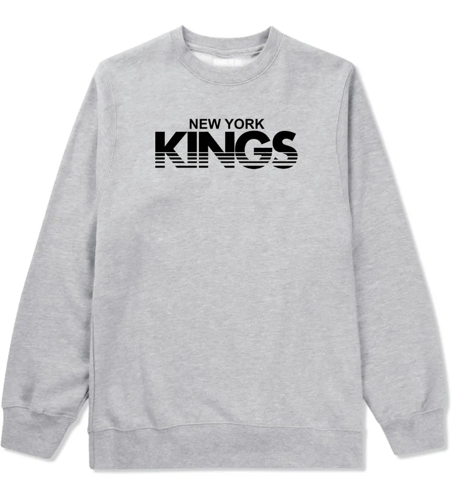 New York Kings Racing Style Boys Kids Crewneck Sweatshirt