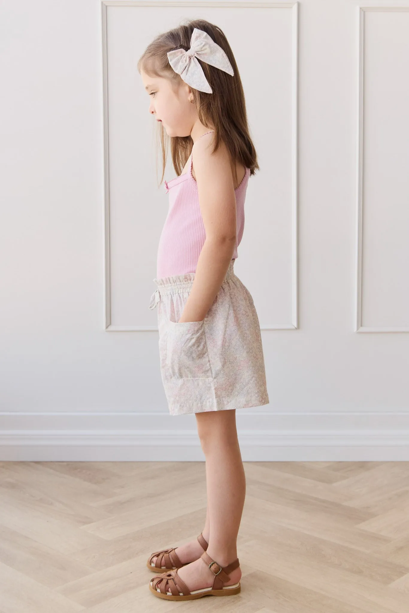 Organic Cotton Emelia Short - Azra Slightly Pink
