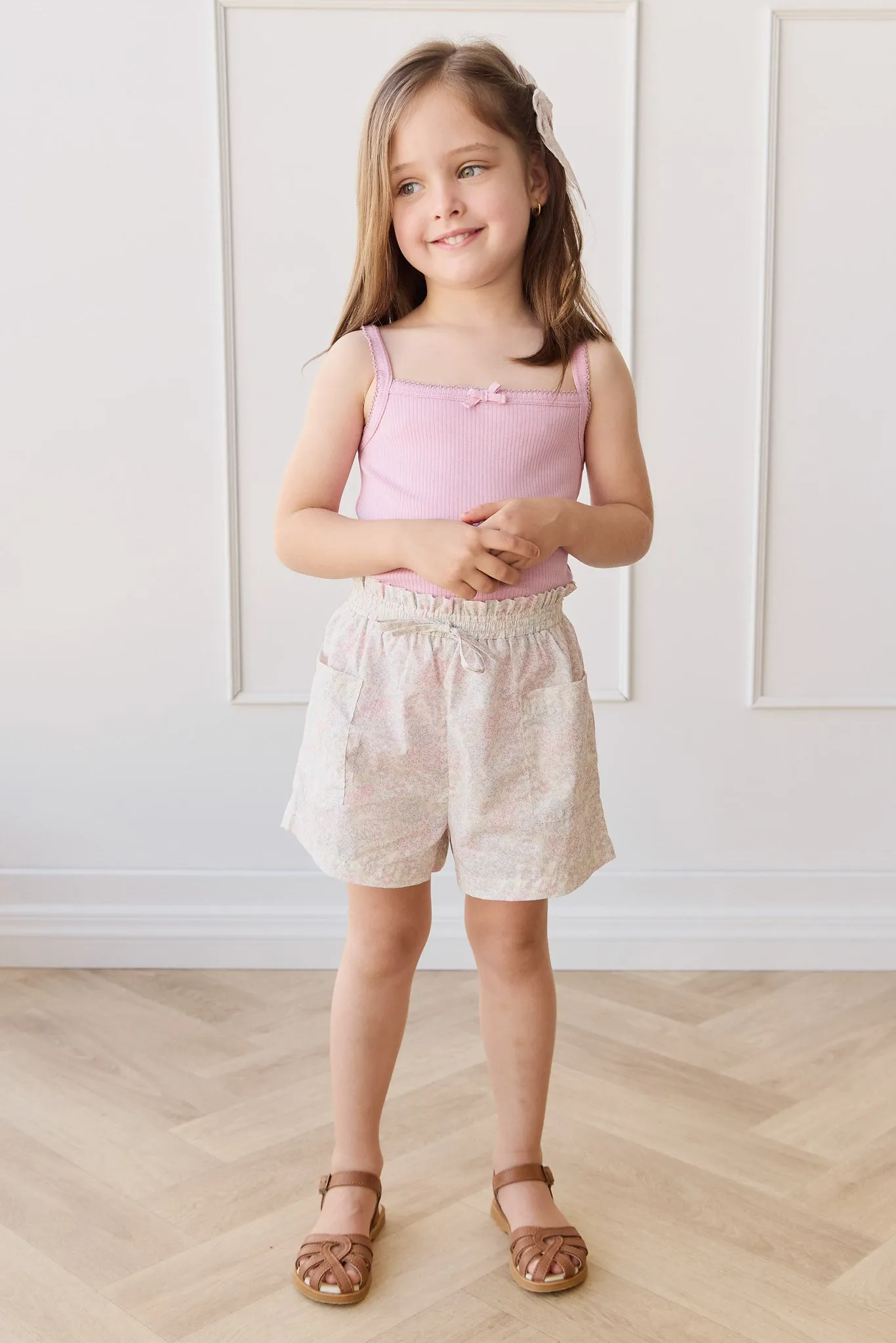 Organic Cotton Emelia Short - Azra Slightly Pink