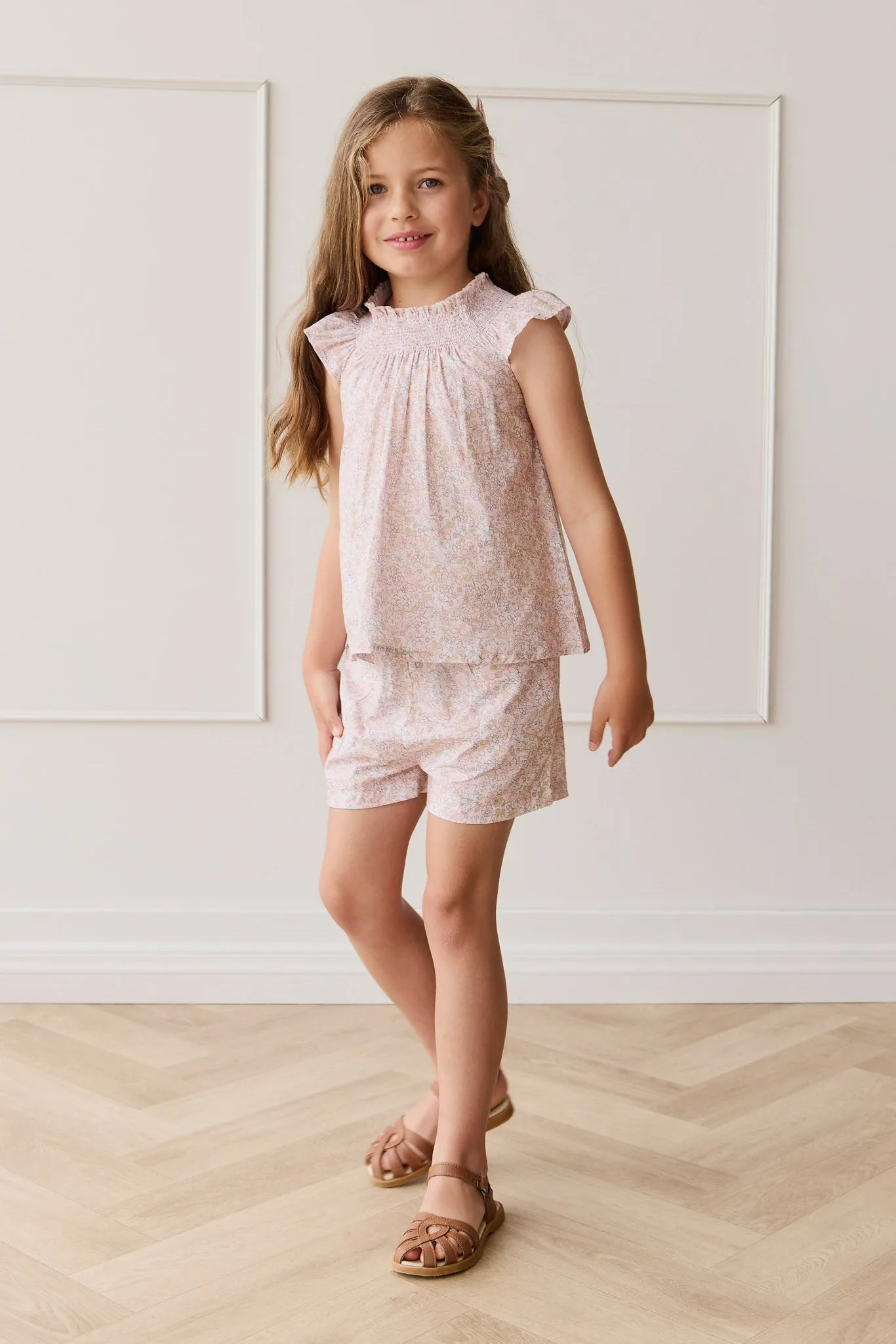 Organic Cotton Emelia Short - Chloe Mauve