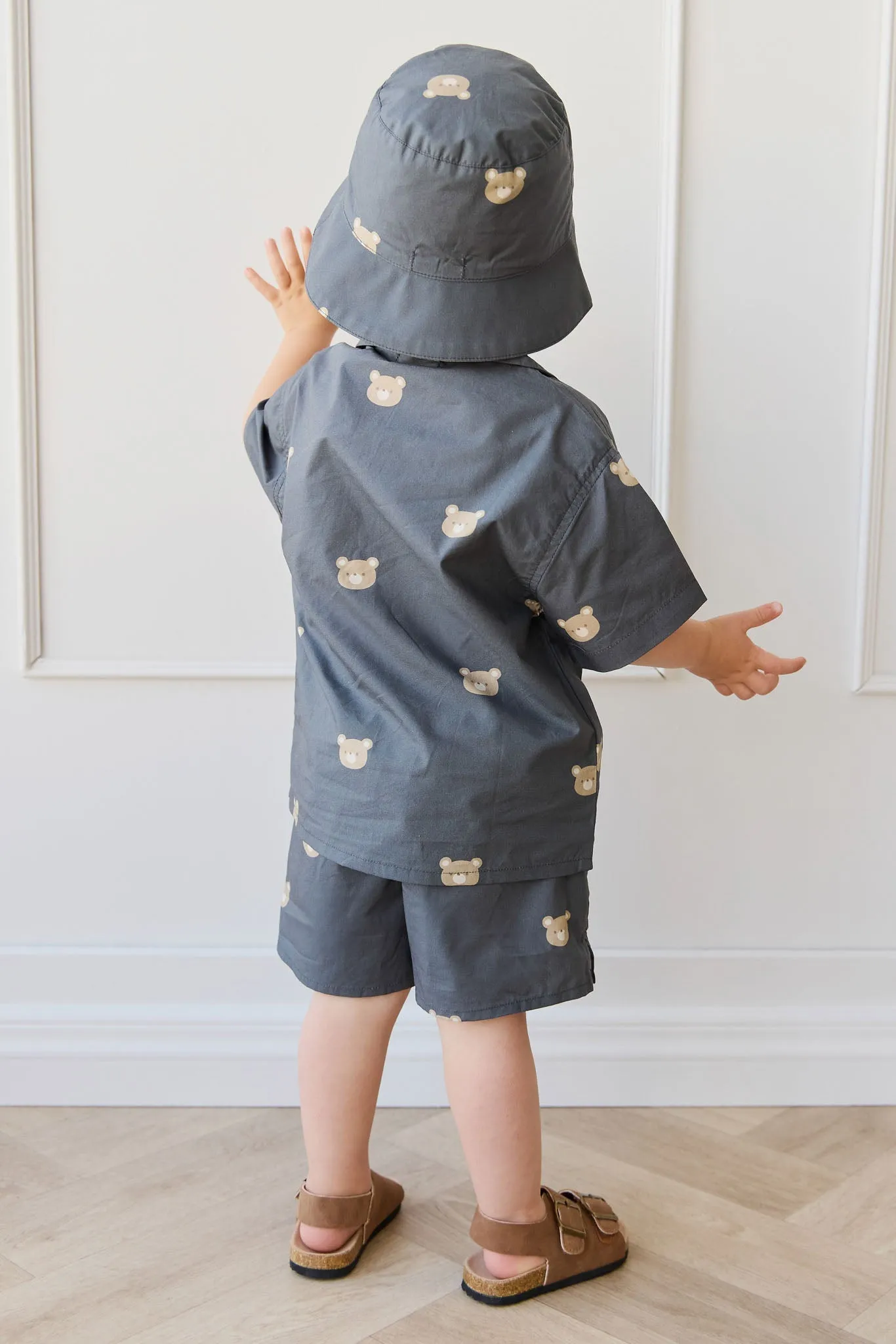 Organic Cotton Silas Short - Bobby Bears Shadow