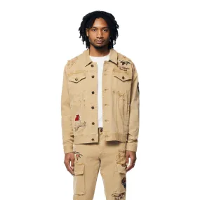 Outdoor Color Jean Jacket - Khaki