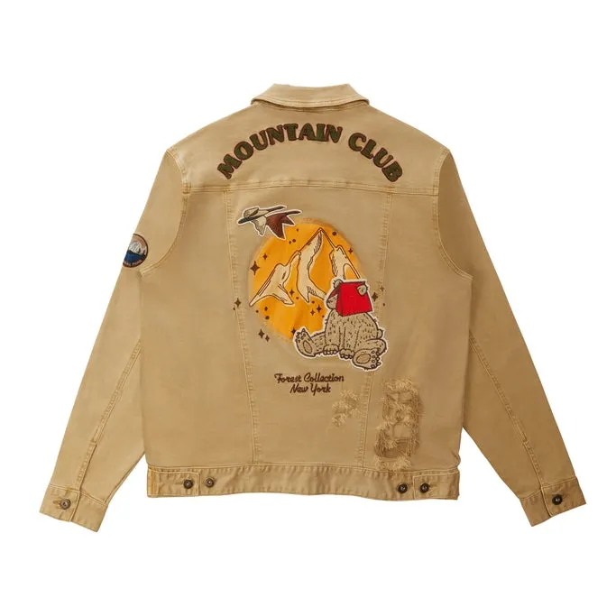 Outdoor Color Jean Jacket - Khaki