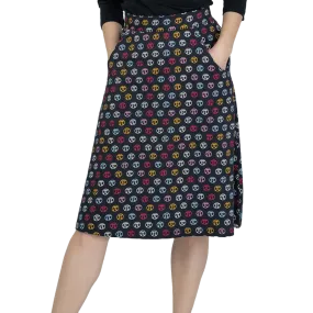 Pi Icon A-Line Skirt