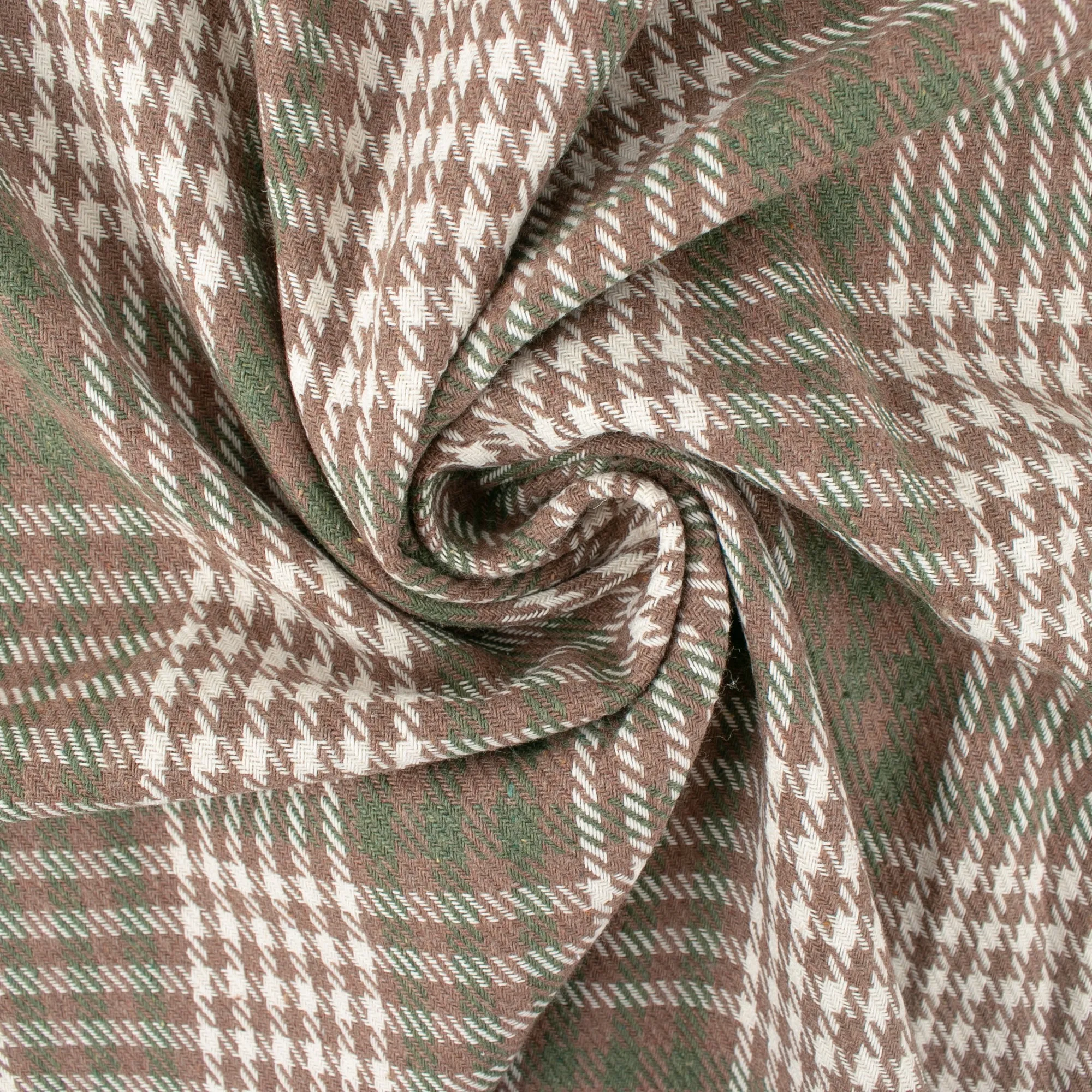 Plaid jacketing - LUMBERJACK - Cocoa