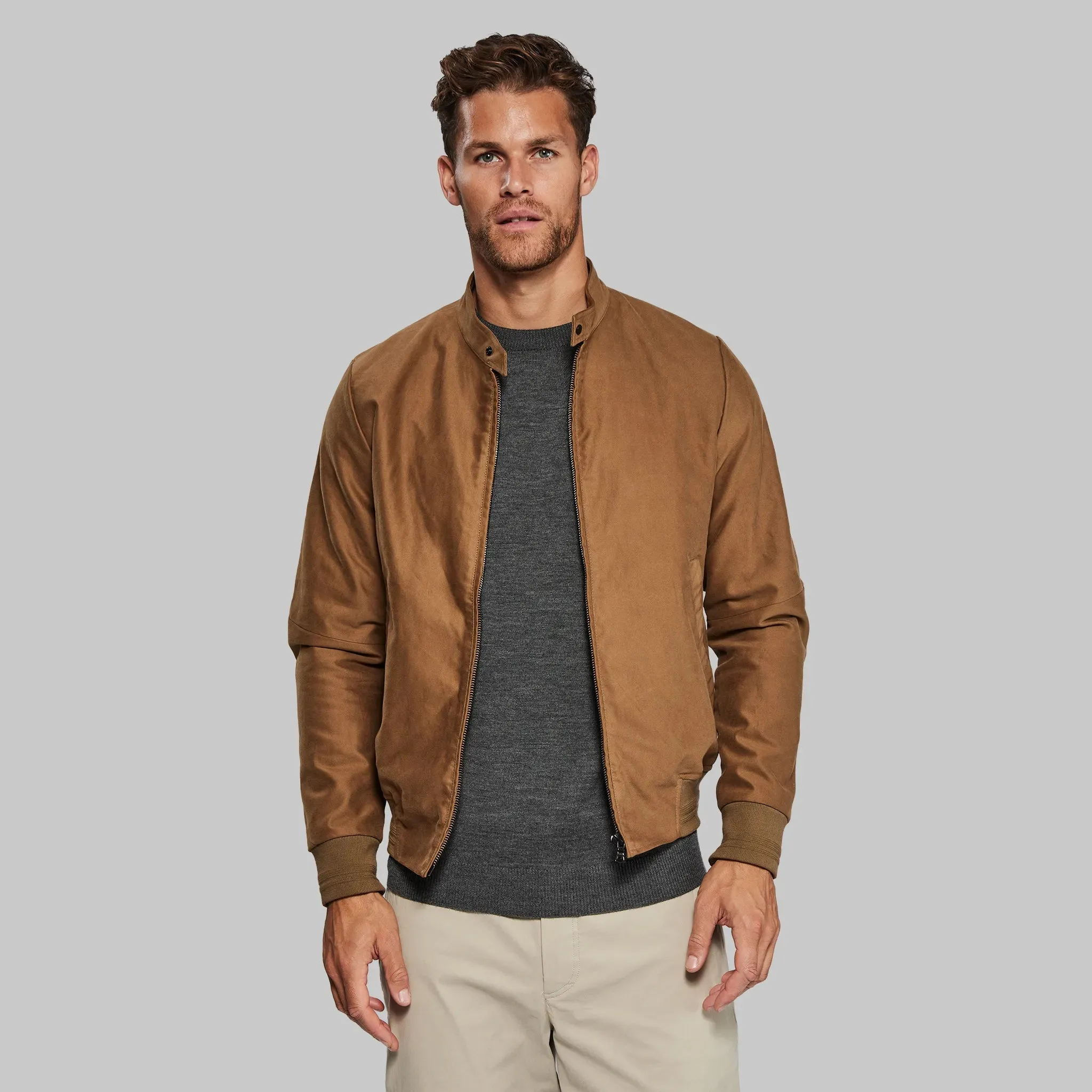 Planet Earth Moleskin Bomber