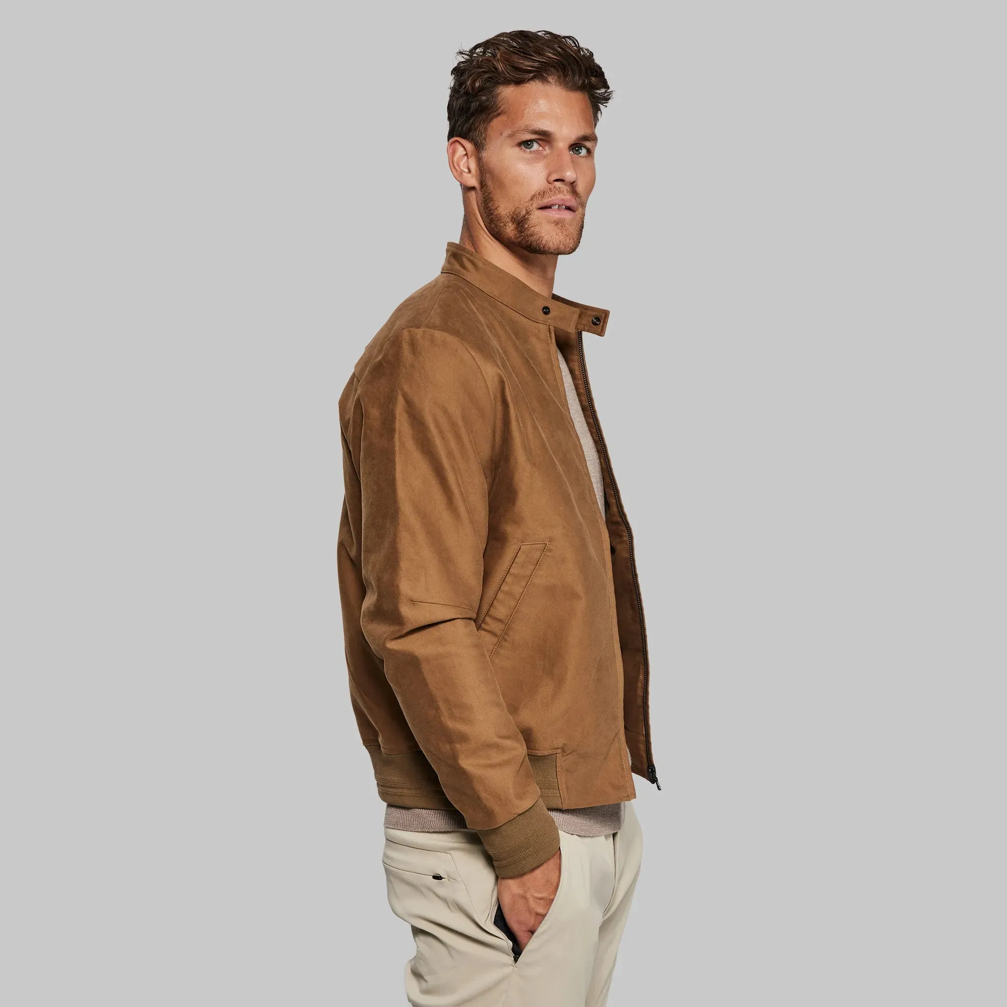 Planet Earth Moleskin Bomber