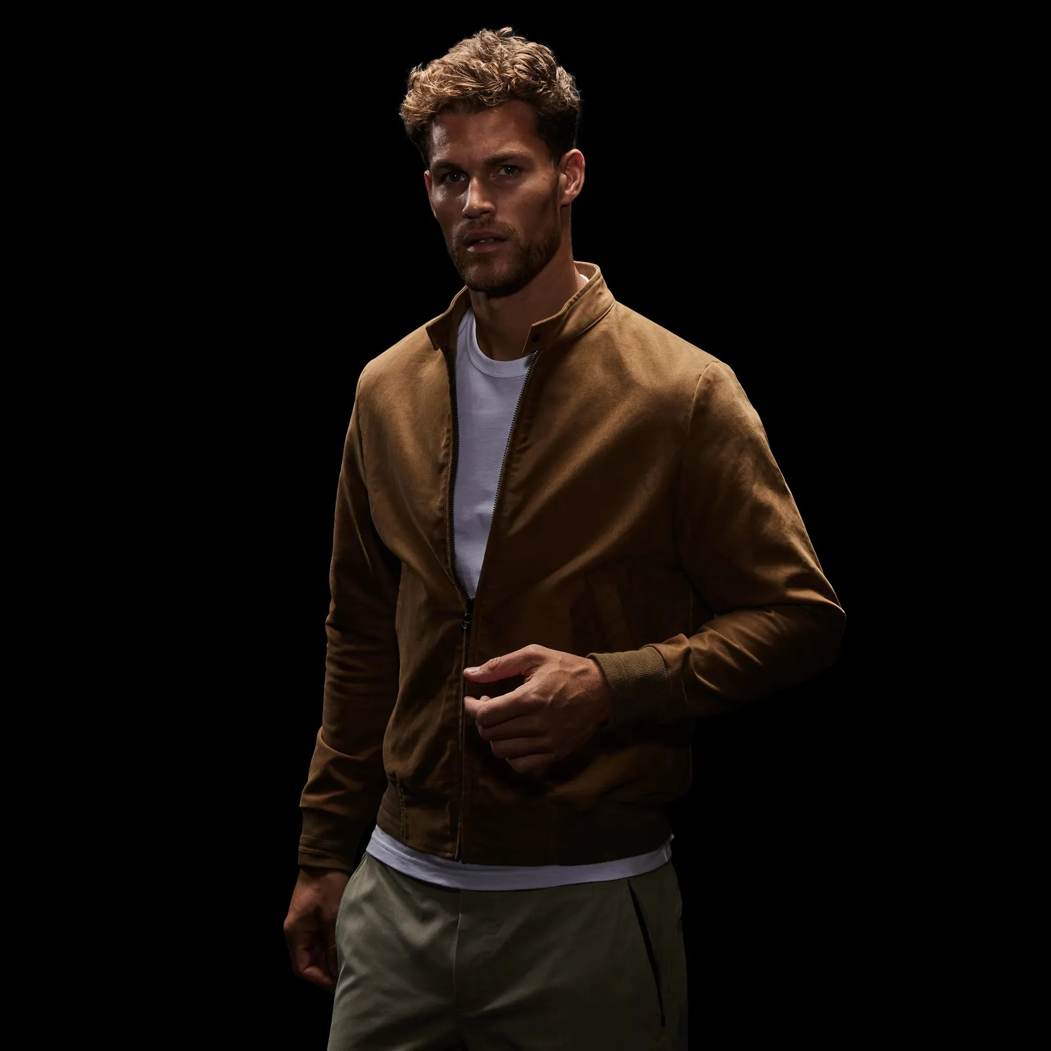 Planet Earth Moleskin Bomber