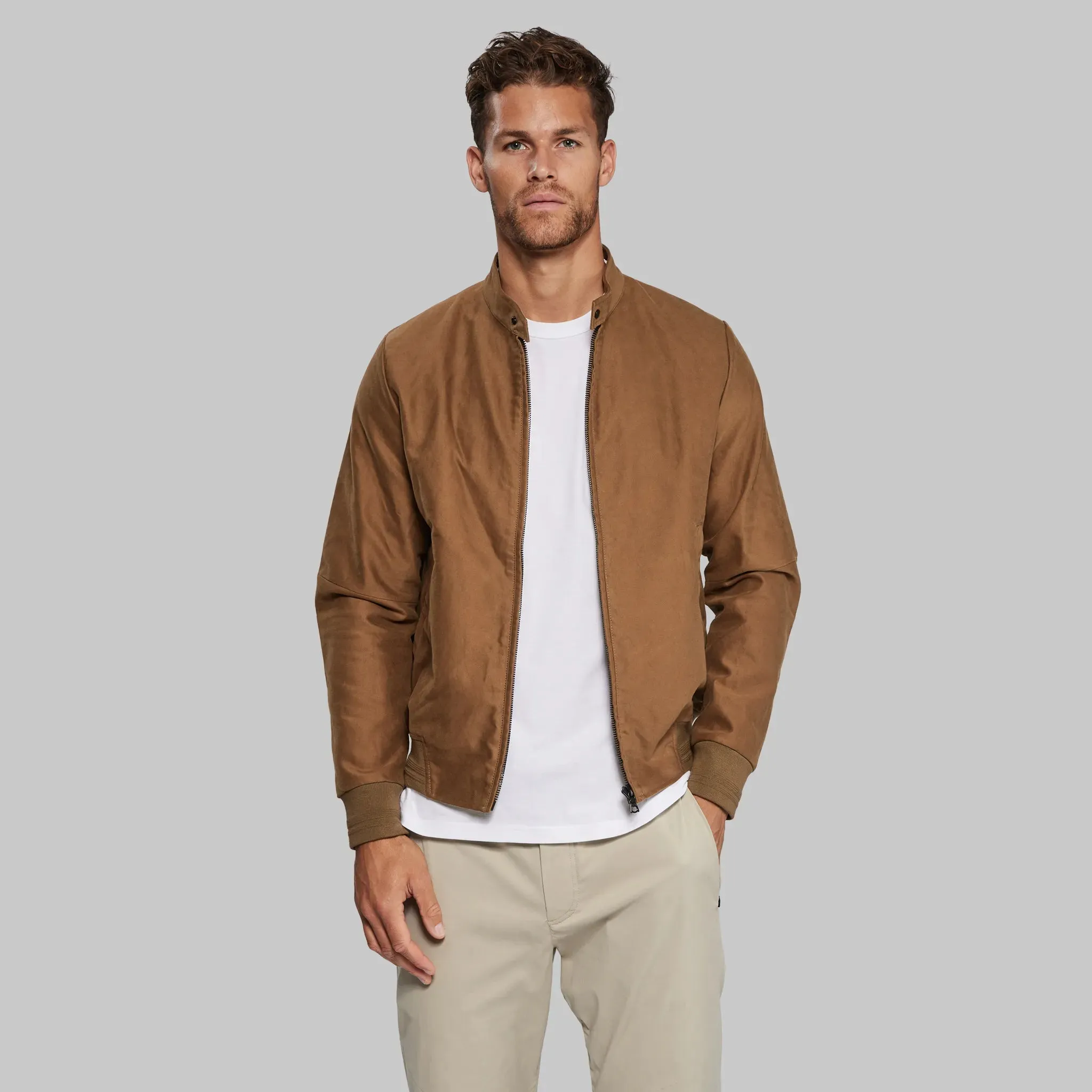 Planet Earth Moleskin Bomber