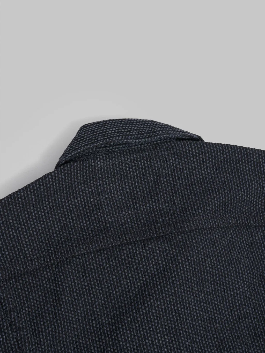 Pure Blue Japan 6117-BK Sashiko Type II Jacket Grey Black