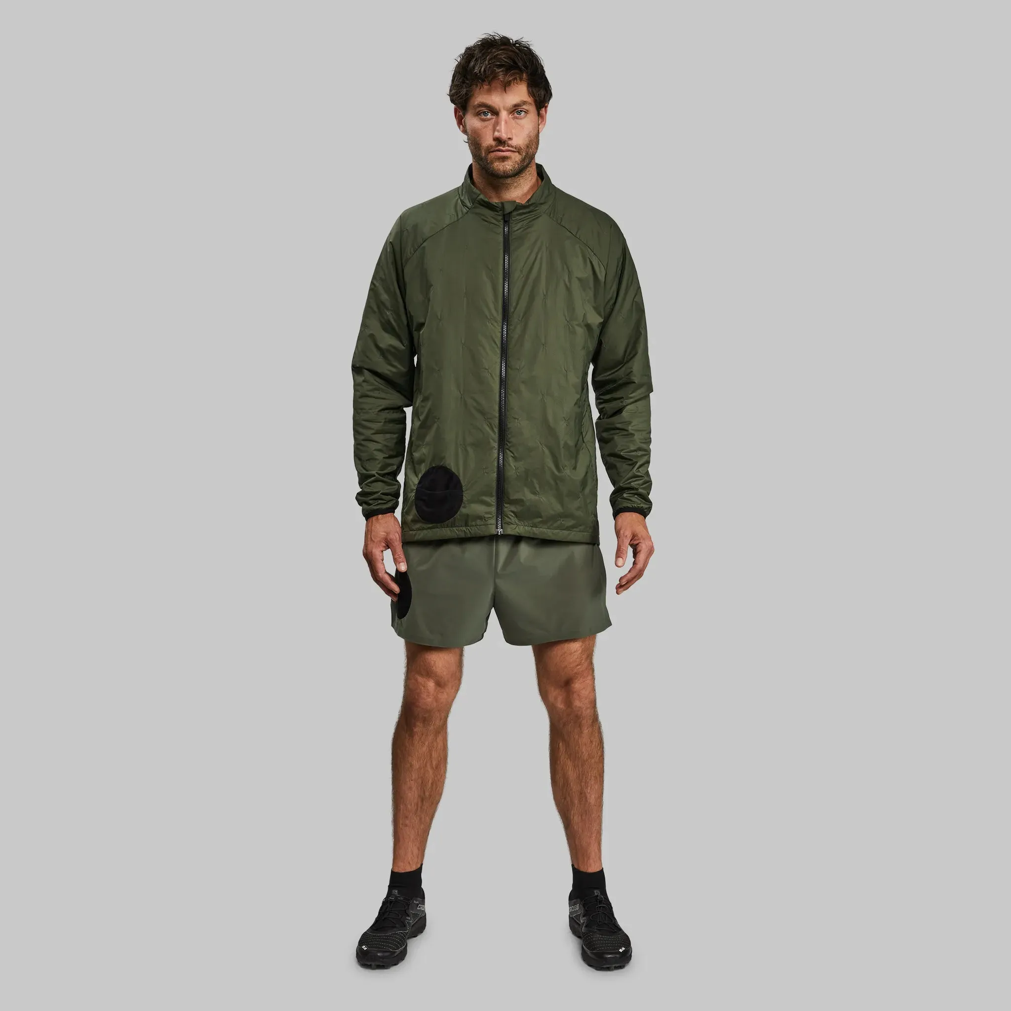 Eco-Friendly Khaki Race to Zero Puffer Jacket