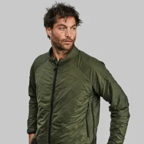 Eco-Friendly Khaki Race to Zero Puffer Jacket