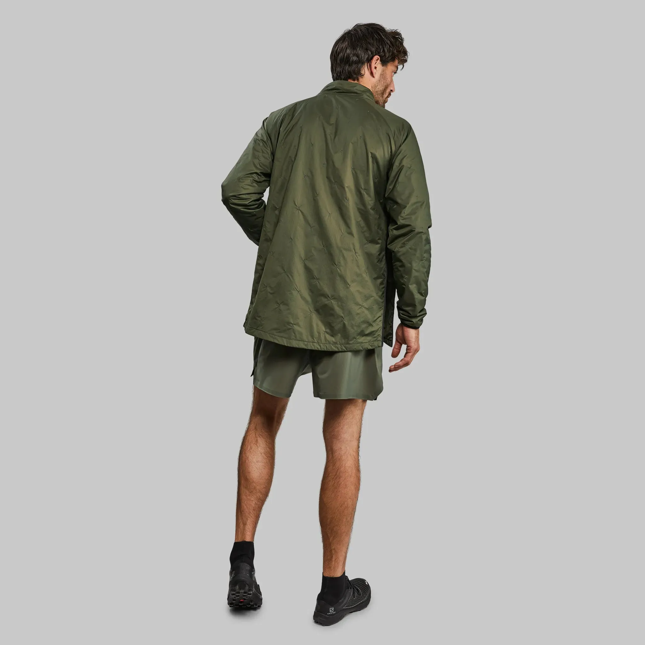 Eco-Friendly Khaki Race to Zero Puffer Jacket