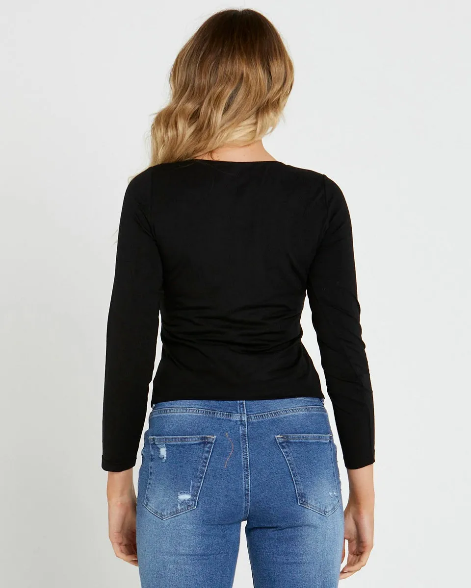 Renea Vee Top Black