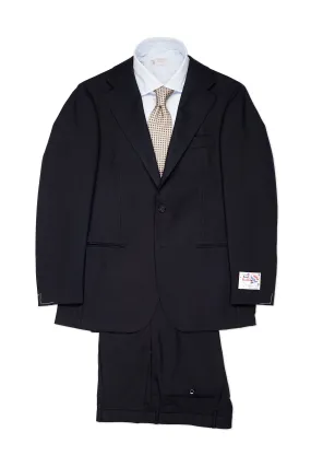 Ring Jacket 269E Navy 4-Ply Wool Suit for Men - Elegant Tailored Fit, Premium Fabric, Perfect for Formal Occasions