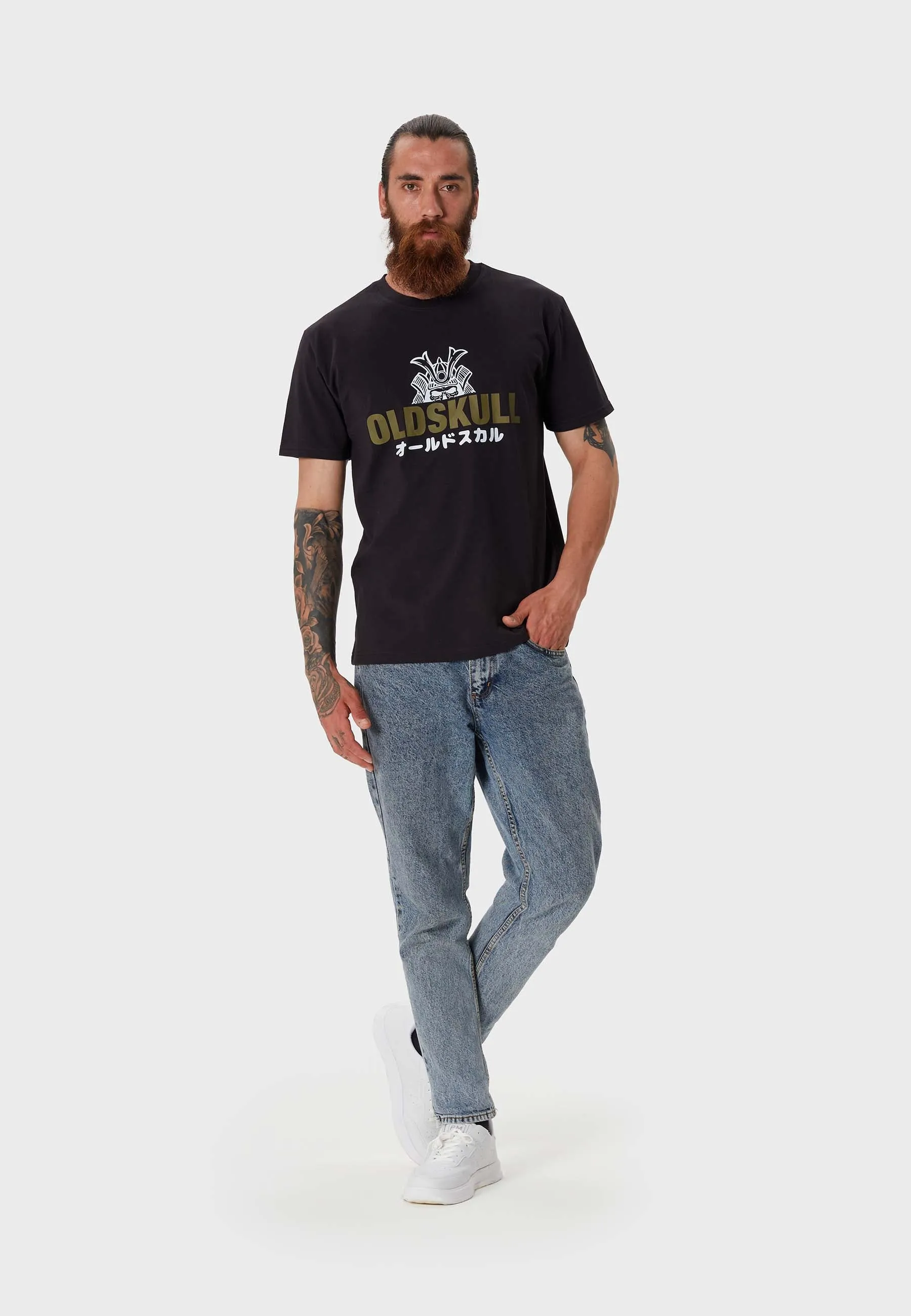 Samurai Logo 24 T-Shirt Black