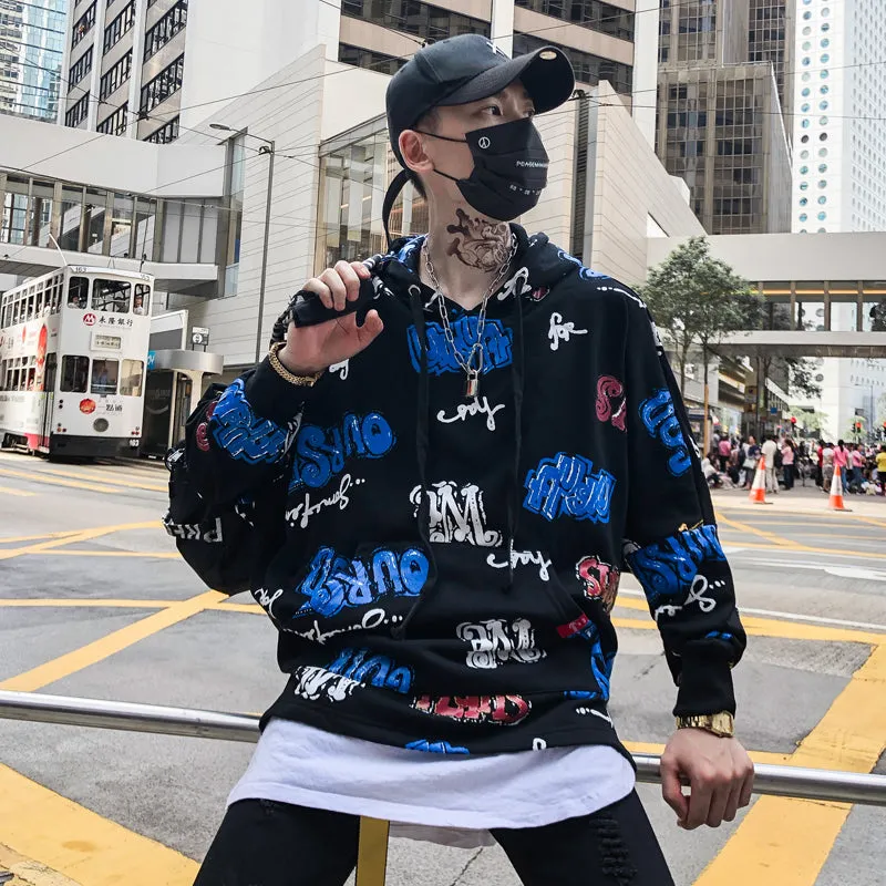 Splash-ink Graffiti Hoodie