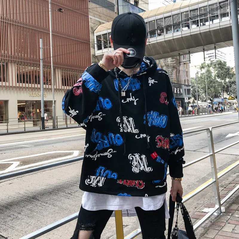 Splash-ink Graffiti Hoodie