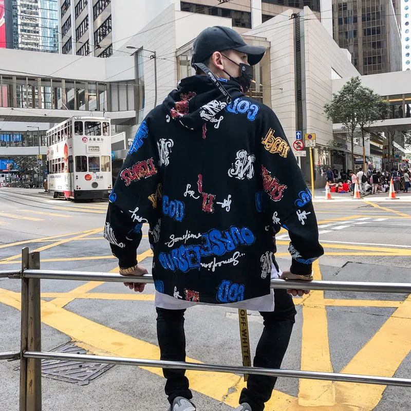 Splash-ink Graffiti Hoodie