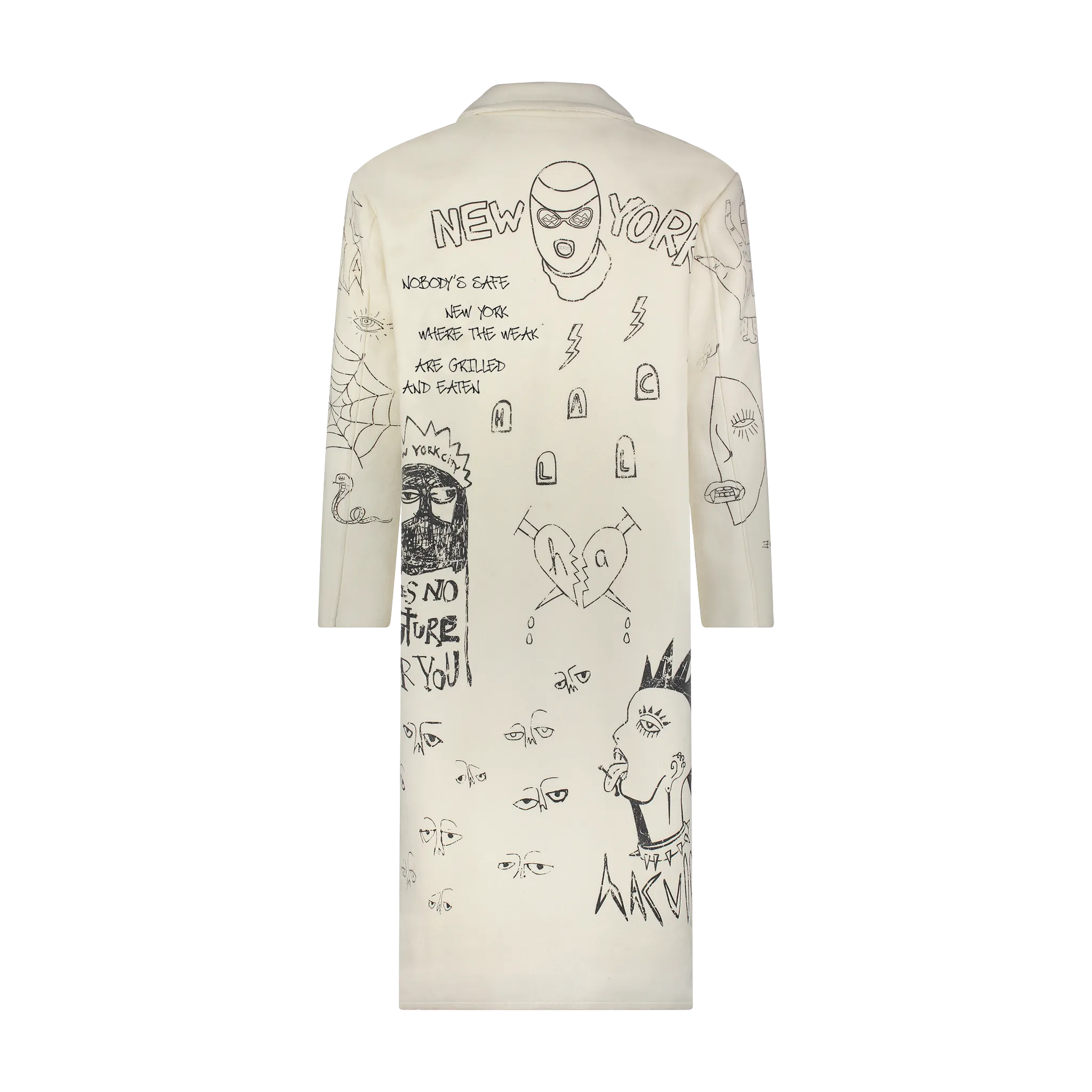 Elegant Off-White Tender Times Trench Coat for Women