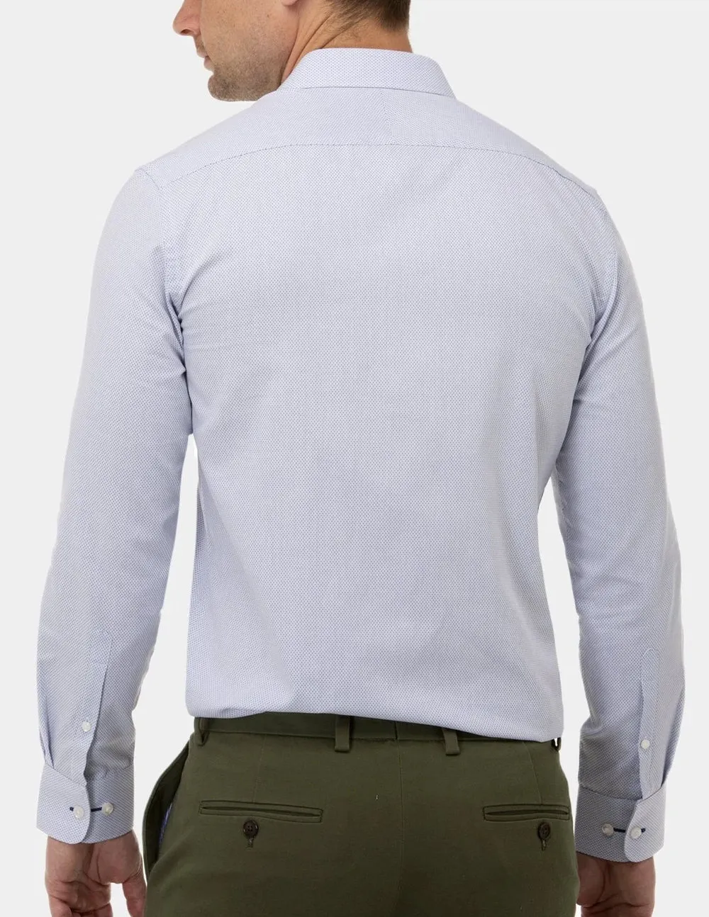 Textured Dot Career Business Shirt
