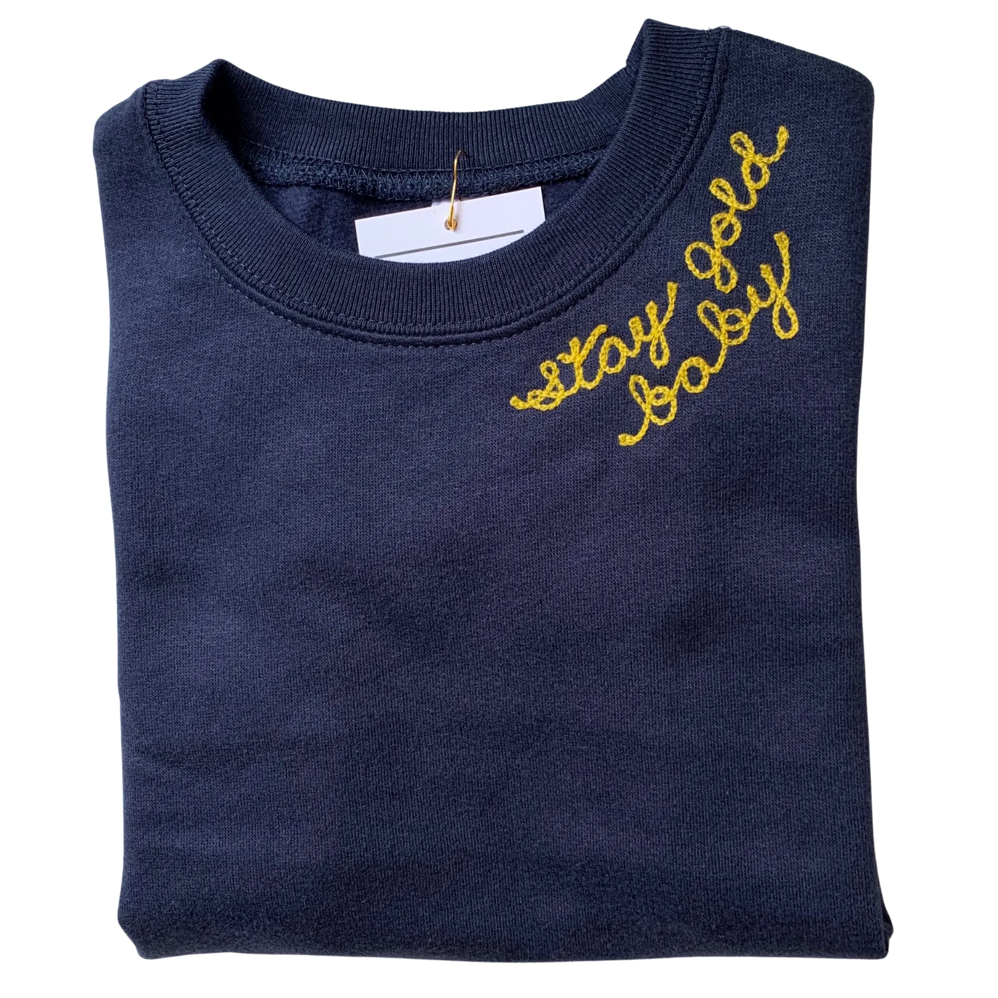 The Kids Chainstitch Sweatshirt - Navy