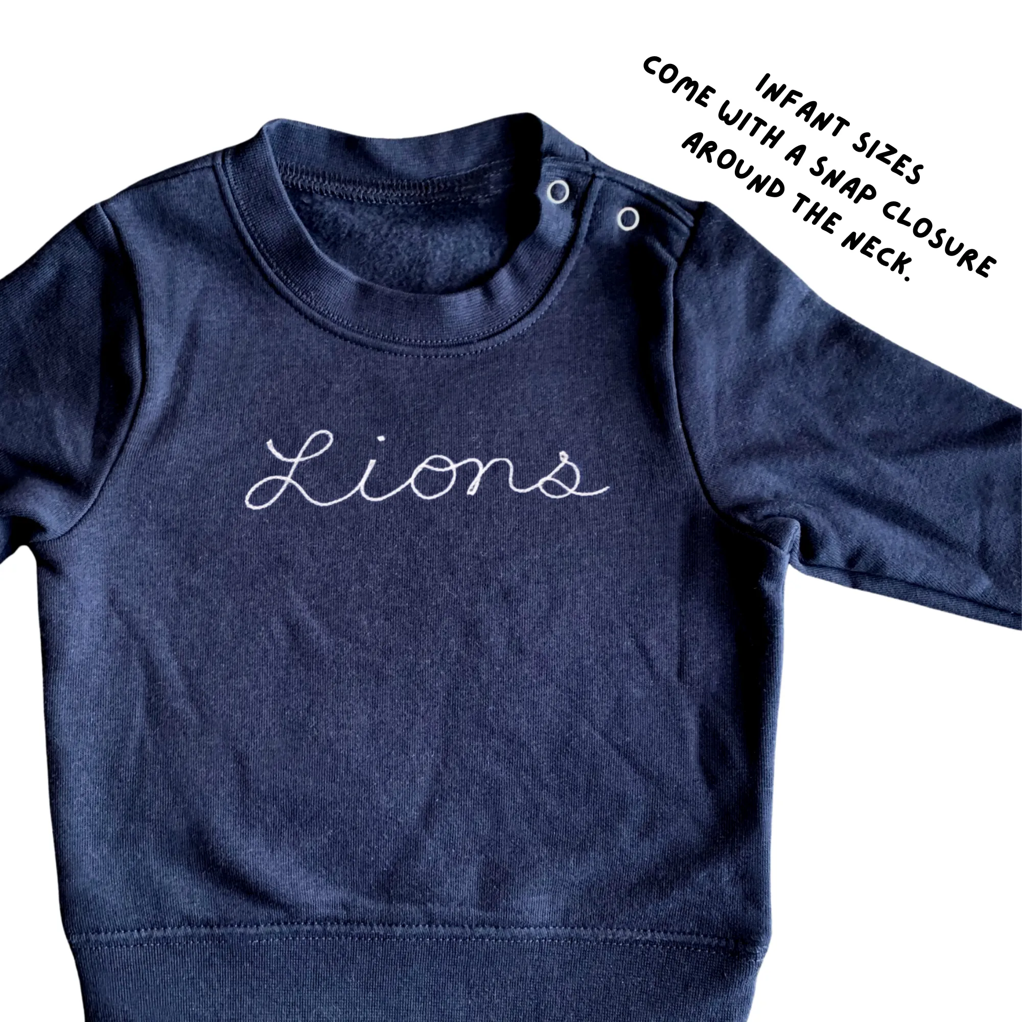The Kids Chainstitch Sweatshirt - Navy